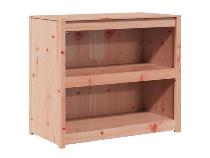 IBUQDDV Küchenschrank MEPPEL Braun Eichen-Optik 106 x 55 x 92 cm Massivholz Kiefer, Brett-Regale, rechteckige Form, moderner Stil, Montageanleitung