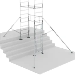 Günzburger, Schraubstock + Zwinge, FlexxTower-Treppenkit 1 (2096 mm)