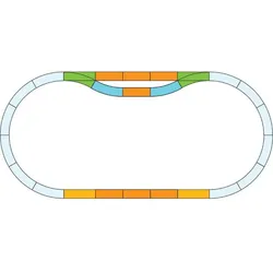 PIKO 35300 G Gleis Bahnhof-Set