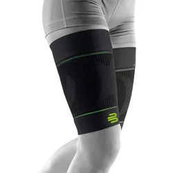 BAUERFEIND SPORTS Kompressionsbandage Oberschenkel schwarz, long, Gr. XL