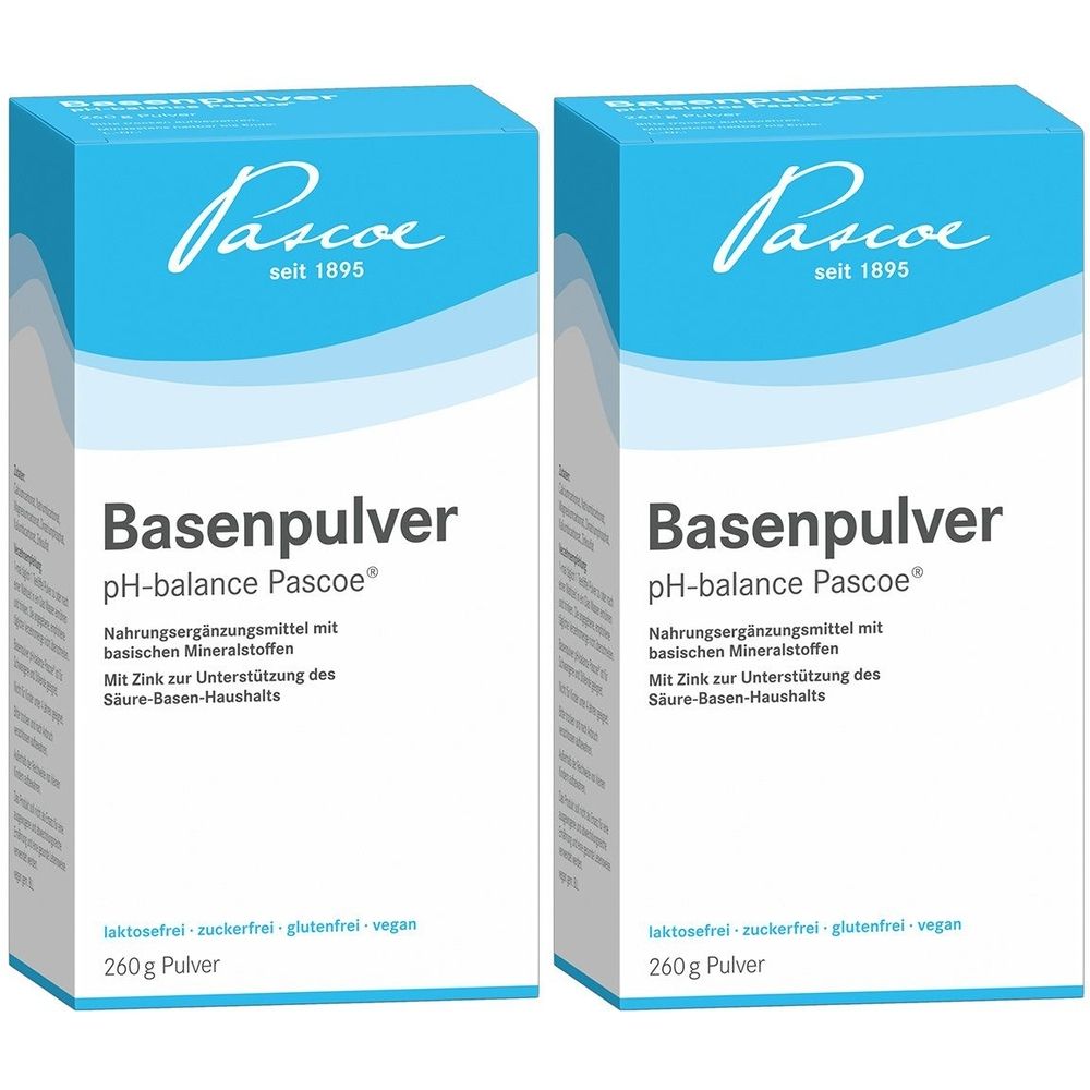 Basenpulver Pascoe 2x 2x260 g Pulver