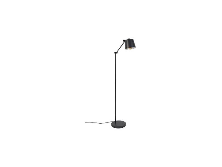 Lampadaire en métal noir, E27, inclinable, lampadaire droit - Whi