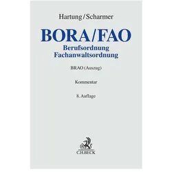 Berufs- und Fachanwaltsordnung, Fachbücher von Hartmut Scharmer, Thomas Holl, Wolfgang Hartung