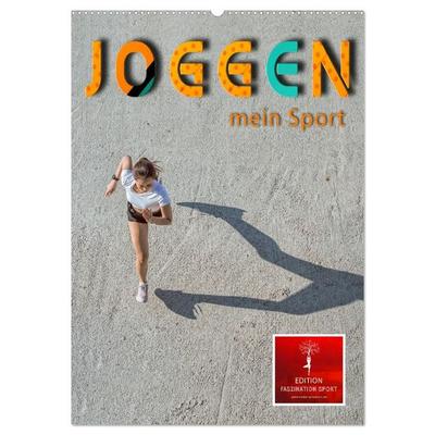 Joggen - mein Sport (Wandkalender 2027 DIN A2 hoch), CALVENDO Monatskalender
