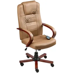 MASSAGESTUHL Hellbraun Diamond