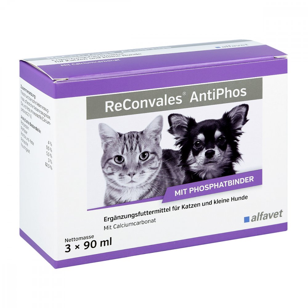 alfavet Tierarzneimittel GmbH Reconvales Antiphos flüssig für Hunde /Katzen 11095877