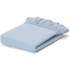 Tchibo - Extrahohes Jersey-Spannbettlaken - hellblau