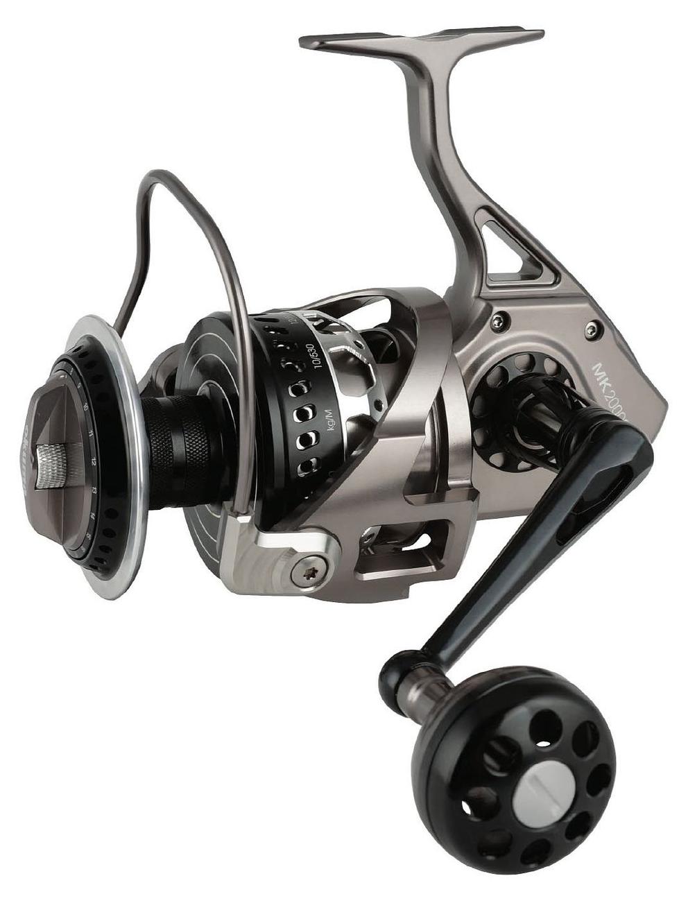 Okuma Makaira Spinning 20.000 Stationärrolle, Schnurfassung 450m 0,45mm
