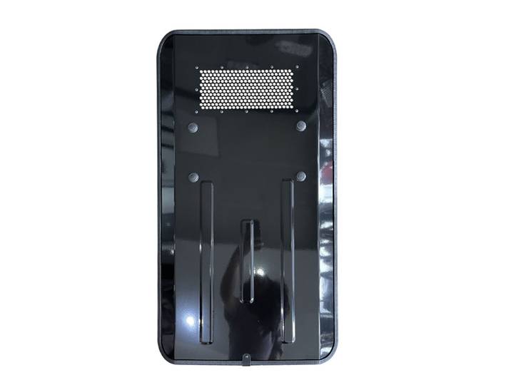 Bouclier carré en aluminium anti-émeute, bouclier de protection en aluminium