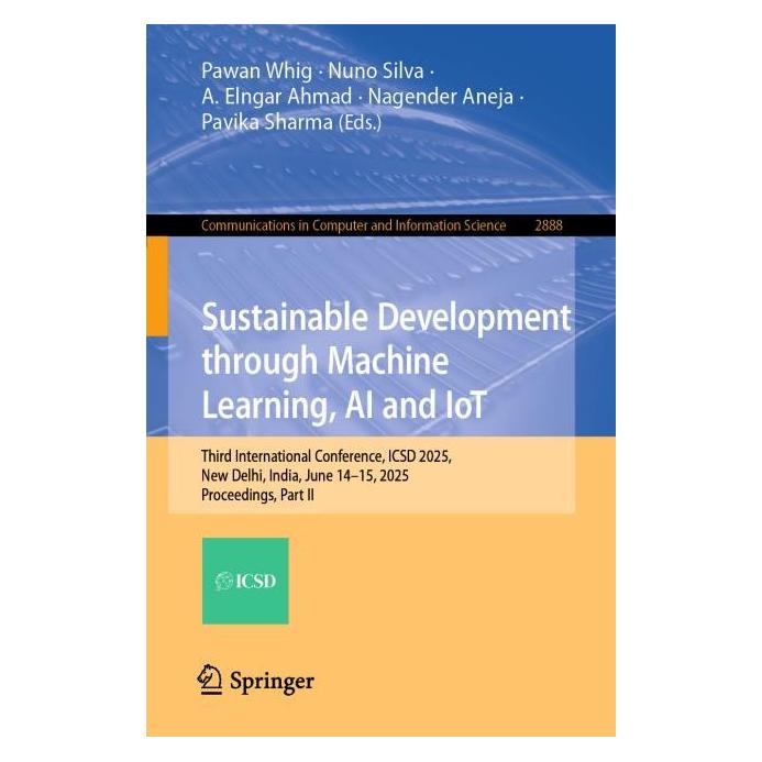 Springer Sustainable Development through Machine Learning, AI and IoT (Englisch, Softcover, A. Elngar Ahmad, Elngar Ahmad, Nagender Aneja, Nuno, Pavika Sharma, Pawan Whig, Silva) (66784119)