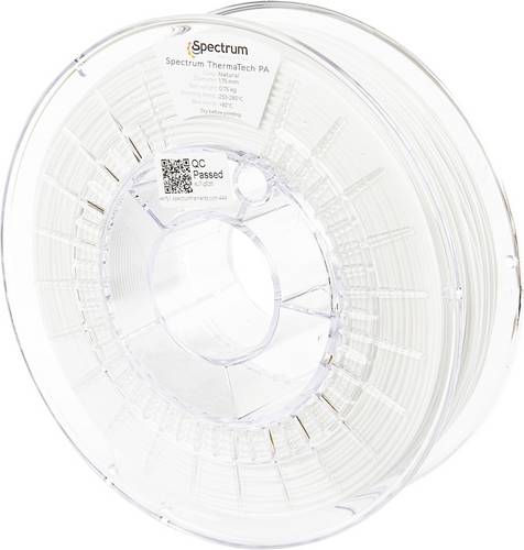 Spectrum Filaments 81531 ThermaTech PA Filament PA (Polyamid) hohe Wärmeleitfähigkeit 1.75mm 750g Natural 1St.