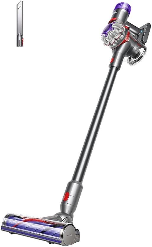 Dyson V8 (Silver/Nickel), 2-in-1-Stabstaubsauger, Beutellos, Silber, Nickel, 0,54 l, Trocken, Zyklonal, Polytetrafluorethylen (PTFE)