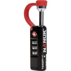 NANUK 900-TSA LOCK NANUK Vorhängeschloss TSA Schwarz/Rot Zahlenschloss