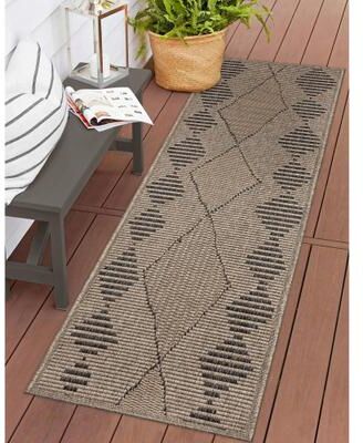 Lush Decor Monaco Diamonds Indoor/Outdoor Area Rug