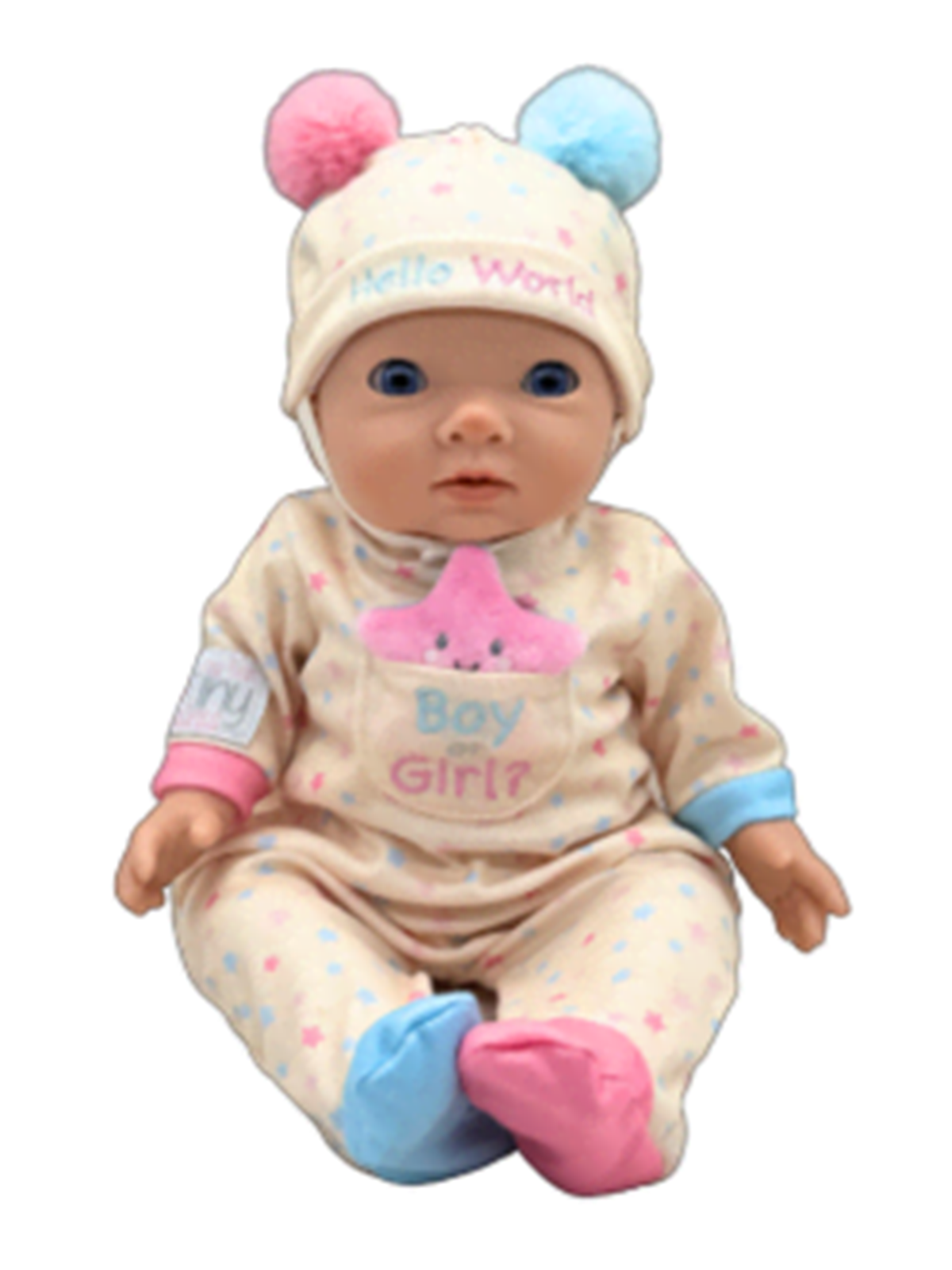 Tiny Treasures My First Gender Reveal Doll