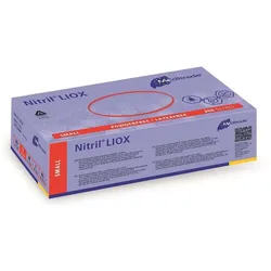 Meditrade 2000 Nitril-Handschuhe Liox- puderfrei - keimtötend - Einmalhandschuhe Gr. S