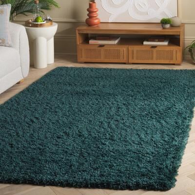 SAFAVIEH Fontana Shag Kimberlie Solid 2-inch Thick Rug