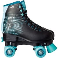 Rollschuh Disco Gr. 31-34, Rollschuhe türkis/schwarz