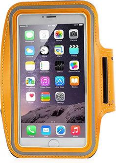 INCOVER iPhone 8 Plus / 7 Plus / 6 Plus / 6s Plus Løbearmbånd Orange