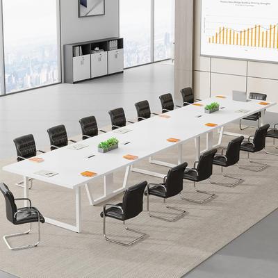 Bluebell 8FT Large Conference Table with Strong Metal Frame for Office Conference