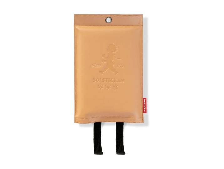 Solstickan Design Solstickan branddeken leer 120x120 cm Licht leer