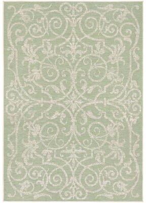Dream Decor Rugs Samantha Scroll Indoor Outdoor Area Rug