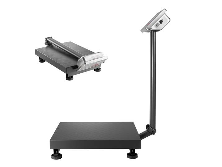 Balance de plateforme numérique électronique SucceBuy 660lbs/300kg avec précision de 50g et alimentation CA/CC pour la pesée des colis