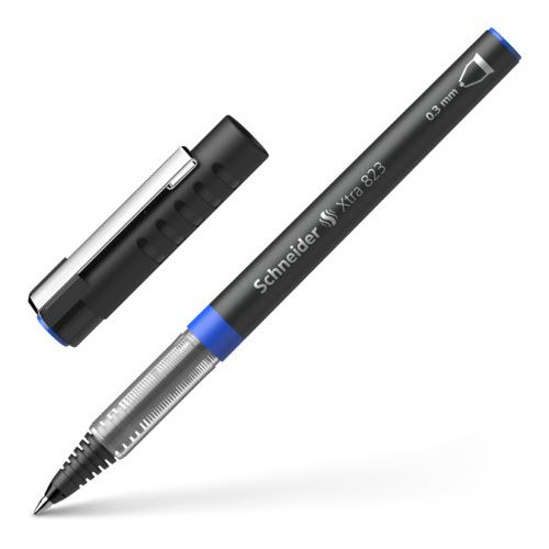 Schneider XTRA 823 Tintenroller schwarz 0,3 mm, Schreibfarbe: blau, 10 St.
