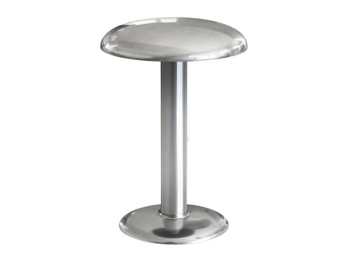 Flos Gustave Residential tragbare Tischleuchte Polished silver