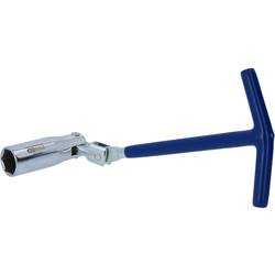 KS Tools 517.1170 T-Griff-Zündkerzenschlüssel mit Gelenk, 16mm