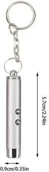 Inspired Finds Interactive Laser Pointer Cat Toy For Exercise, Training And Indoor Play silver