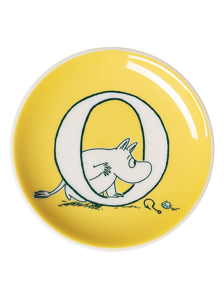 Brotteller "Moomin O" in Gelb - Ø 10,5 cm - onesize