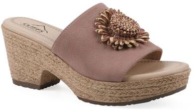 Women's Birkley Wedge Sandal by Cliffs in Rose Tumbled Nubuck (Size 8 M)