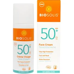Bio Sonnencreme Gesicht LSF 50+ Biosolis 50 ML