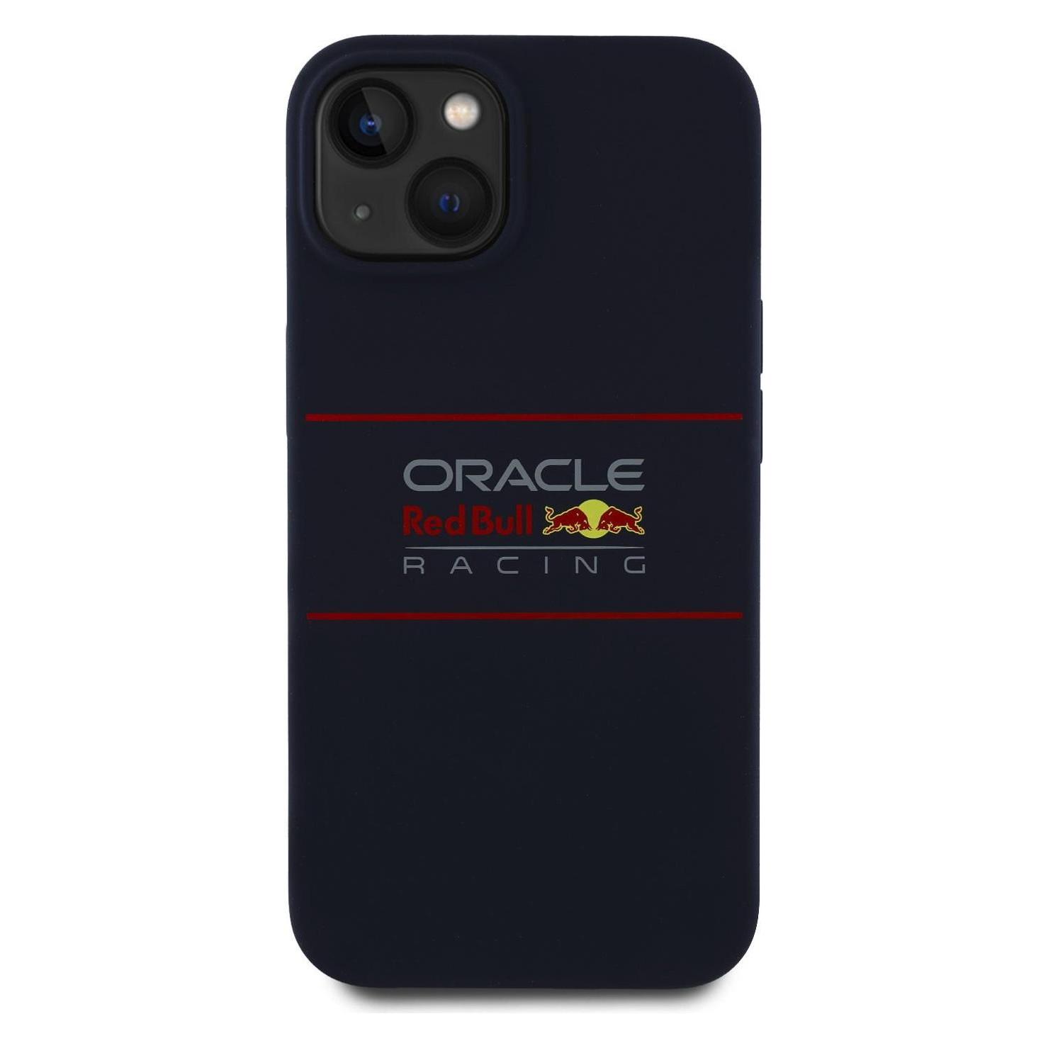 Red Bull Racing - Silicone Horizontal Centered Logo MagSafe (RBHMP14S24SIHSRV) - iPhone 14 - Navy (Apple iPhone 14) (RBHMP14S24SIHSRV)
