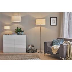 Paulmann Tessa 70923 Tischlampe LED E14 40 W Creme, Eisen (gebürstet)