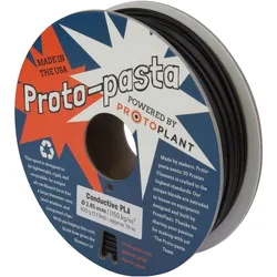 Proto-pasta leitfähiges PLA Filament (PLA, 2.85 mm, 500 g), 3D Filament, Grau