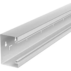OBO 6277002 Geräteeinbaukanal symmetrisch 70x110x2000 Stahl lichtgrau RAL 7035 GS-S70110LGR  - 2 Meter