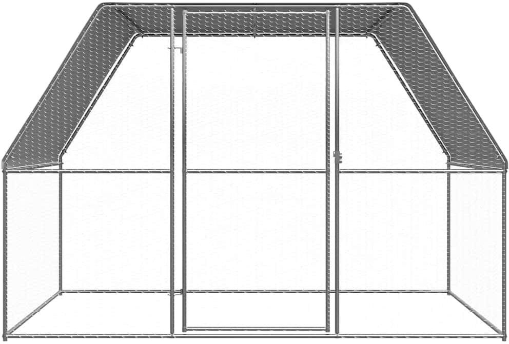 Archie & Oscar Chicken Coop Silver and grey