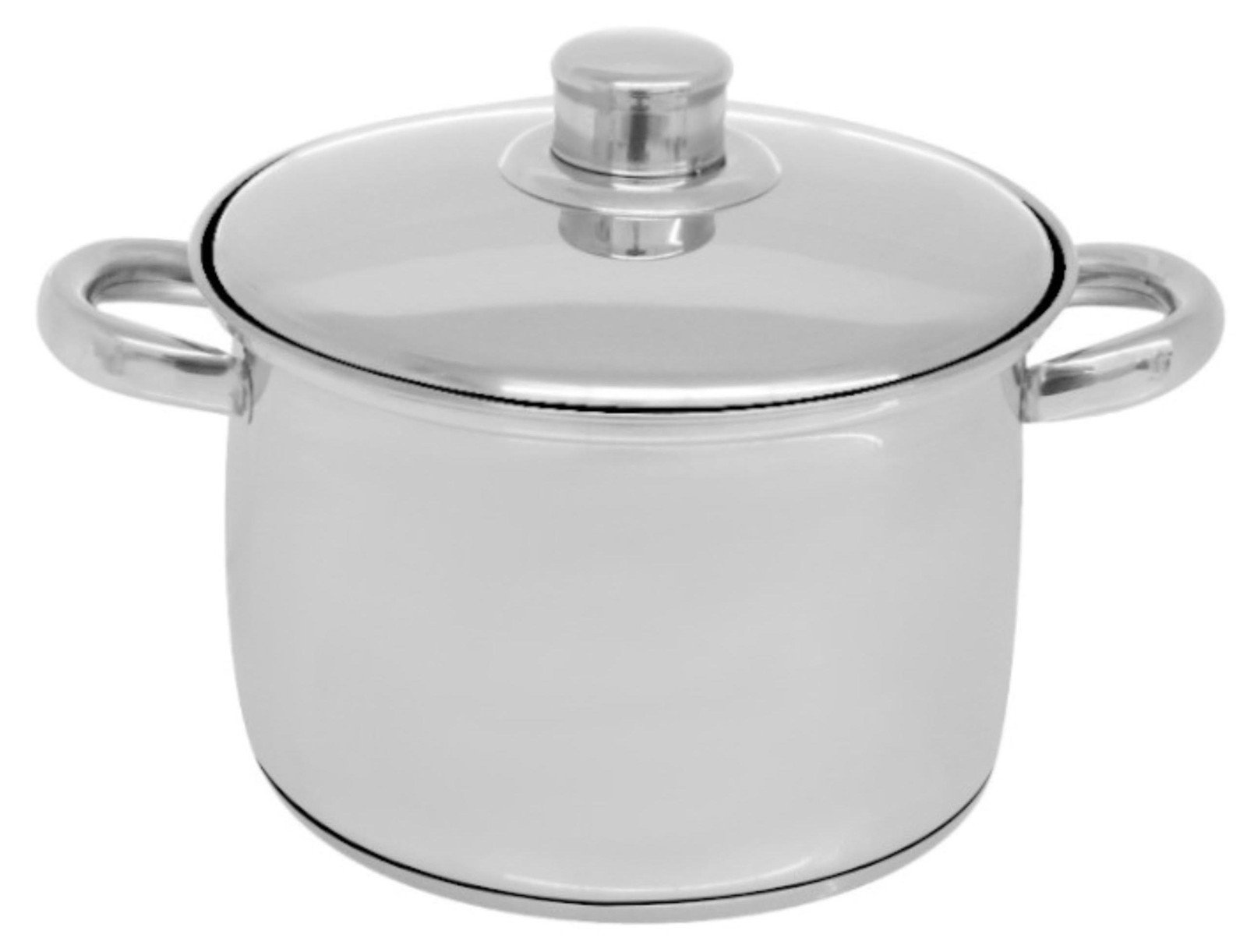 Merkloze RVS Kookpan geschikt voor inductie en oven, 18 cm