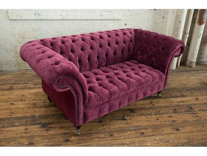 JVmoebel Chesterfield-Sofa Big Textil Design Sofa im Chesterfield-Stil für Wohnzimmer, Made in Europa