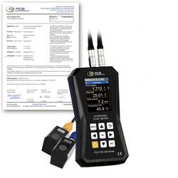 PCE Instruments Ultraschall-Durchflussmessgerät PCE-TDS 200 S-ICA inkl. ISO-Zertifikat Sensoren Auflösung: 0,001 m/s