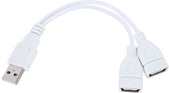 Ape Labs USB 2-Way Splitter Weiß