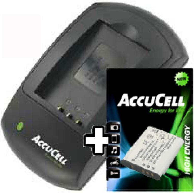 AccuCell oplader en accu voor Sony NP-BK1