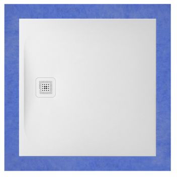 LAUFEN Pro Duschwanne H2169510000001 Marbond Ablauf seitl weiss