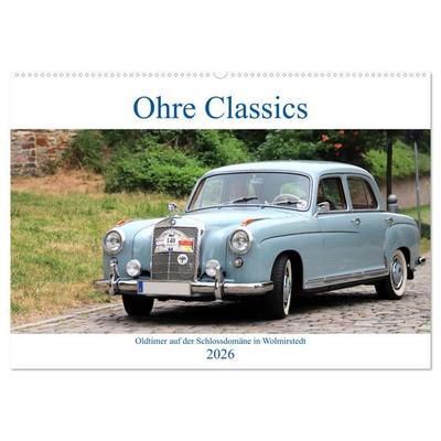Ohre Classics - Oldtimer auf der Schlossdomäne in Wolmirstedt (Wandkalender 2026 DIN A2 quer), CALVENDO Monatskalender