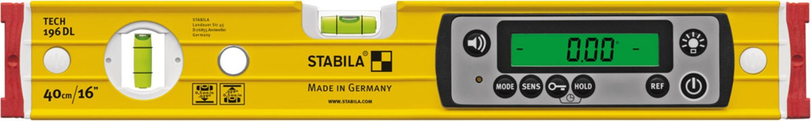 STABILA TECH 196 DL Elektronisch niveau-indicator