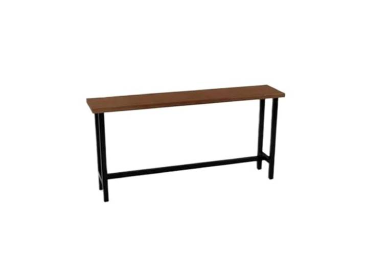 wD7rE5bm6z Bartisch Schmaler Bartisch aus Holz, rechteckig, hoher Tisch for Küche & Esszimmer, Wohnzimmer(Klein)