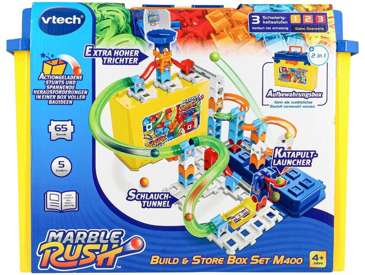 Vtech Marble Rush - Build & Store Box Set 4+ Jahre