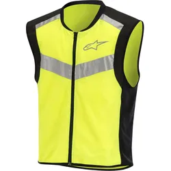 Alpinestars Flare, Sicherheitsweste - Schwarz/Neon-Gelb - XXL
